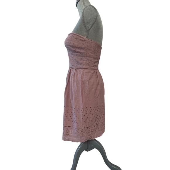 Tibi New York pink designer dress strapless sweetheart neckline bustier style - Picture 3 of 8